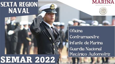 🏅 Convocatoria Marina Semar 2022 🚨 Nuevas Vacantes En Sexta Región Naval Manzanillo Colima