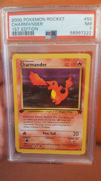 Charmander St Dition Pokemon Rocket Psa Nm Kaufen Auf