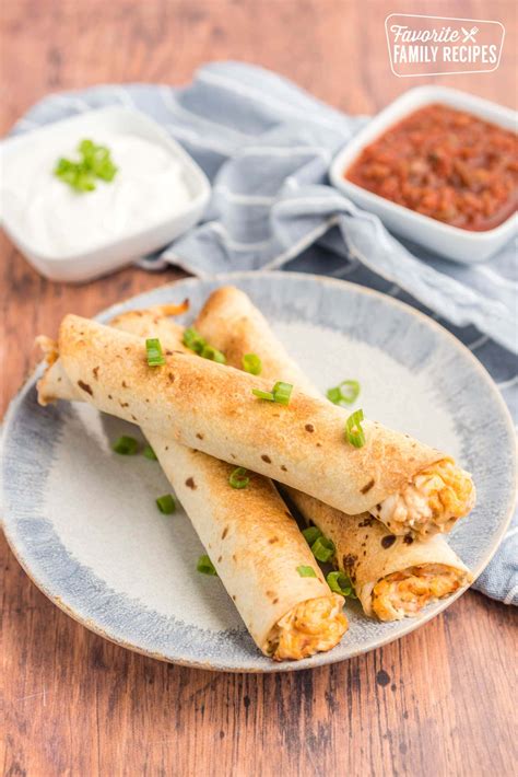 Easy Chicken Flautas