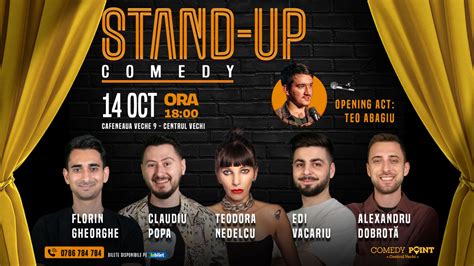 Bilete COMEDY POINT Stand up Comedy cu Dobrotă Florin Gheorghe