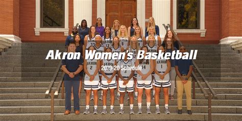 Akron Women's Basketball Drops Complete 2019-20 Schedule - University ...