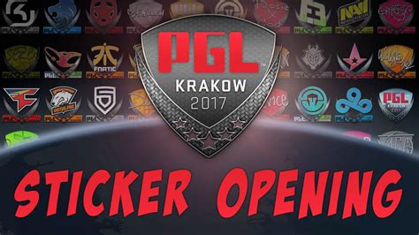 CS GO PGL Krakow 2017 Sticker Capsule Opening YouTube