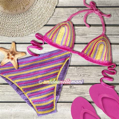 Spriedums Papildin Ana Apjoma Come Realizzare Un Bikini All Uncinetto