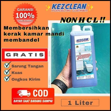 Jual Pembersih Kaca Noda Kerak Keramik Lantai Kamar Mandi Kezclean L