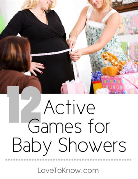 Active Games For Baby Showers Lovetoknow Baby Games Baby Shower