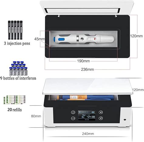 Ixart Insulin Cooler Case Diabetic Cooler Box Mini Drug Refrigerator