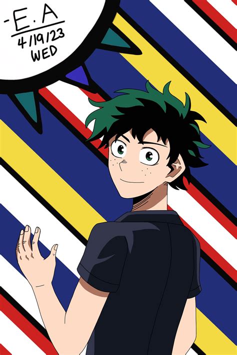 Mha Deku Fanart By L2456 On Deviantart