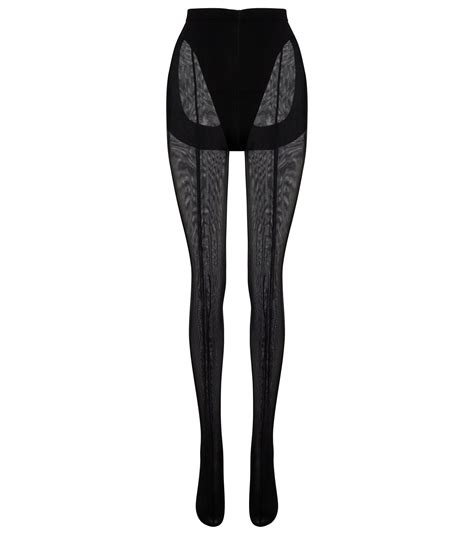 Mugler X Wolford Tights In Black Lyst