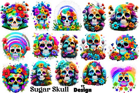 Sugar Skull Graphic By Bundle · Creative Fabrica