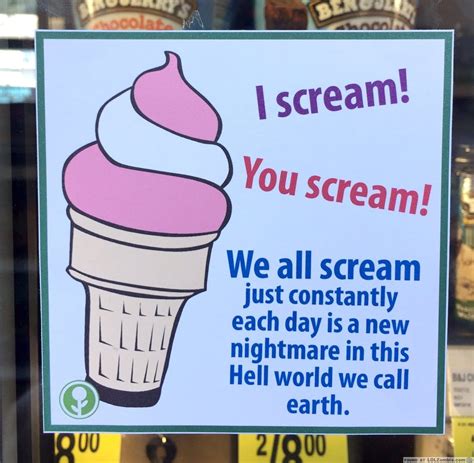 I Scream You Scream We All Scream