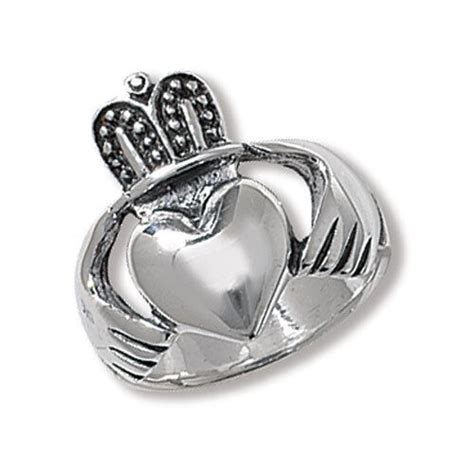 Homme Bague Claddagh Homme Argent Massif Engagement EBay