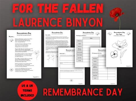 Remembrance Day | For the Fallen | Laurence Binyon | Poetry Analysis ...