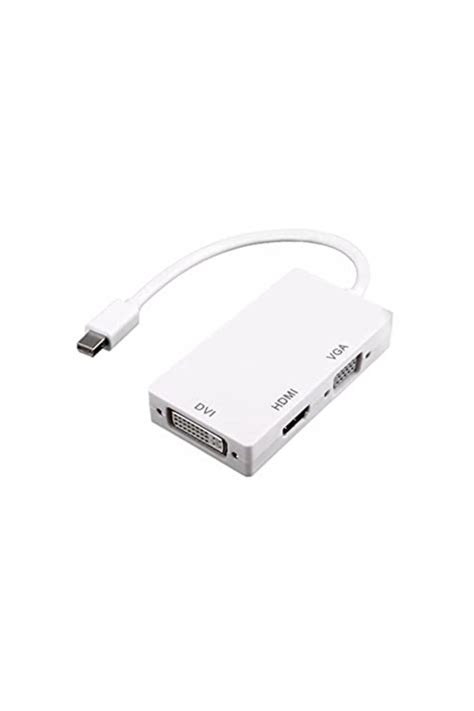 Alfais 4639 Mini Displayport Hdmi Vga Dvi Çevirici Dönüştürücü Adaptör