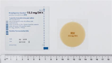 Rivastigmina Sandoz Mg H Parches Transdermicos Efg X