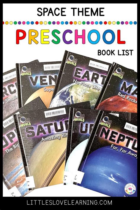 Book list space books for preschool – Artofit