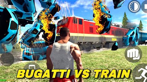 Bugatti Vs Train Indian Bike Driving 3d Beamng Drive Car Crash