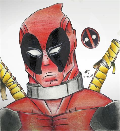 Deadpool Drawing By Eureka7got On Deviantart