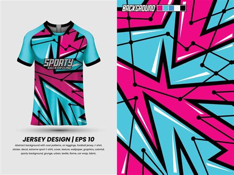 Soccer Jersey Design For Sublimation Sport T Shirt Design Template Jersey 16595220 Vector Art