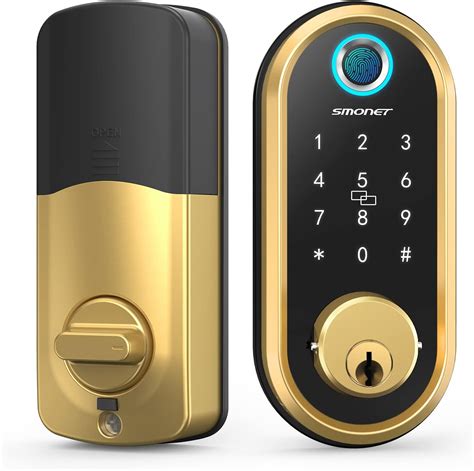 Smart Lock SMONET Bluetooth Keyless Entry Keypad Smart Deadbolt