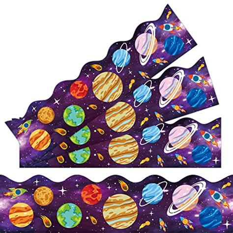 Feet Galaxy Scalloped Borders Outer Space Border Trim Solar System