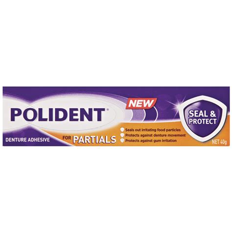 Polident Partials Adhesive Cream 40g Chemist Warehouse