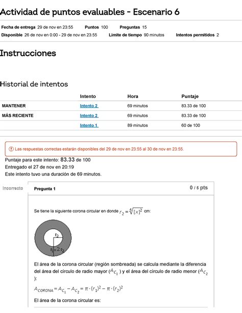 Actividad De Puntos Evaluables Escenario Segundo Bloque Ciencias