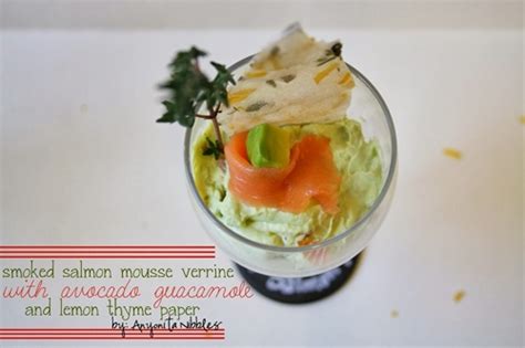 Verrine Of Smoked Salmon Mousse With Avocado Guacamole Recipe Chefthisup