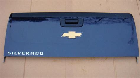 Sell Chevy Silverado Pickup Rear Tailgate Blue