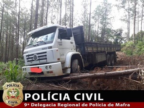 Polícia Civil recupera caminhão furtado em Santa Terezinha Click Riomafra