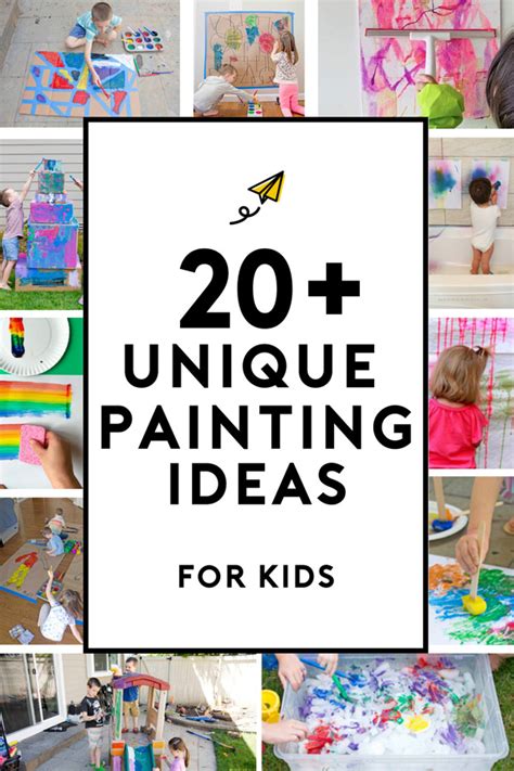 20+ Unique Painting Ideas for Kids - Busy Toddler