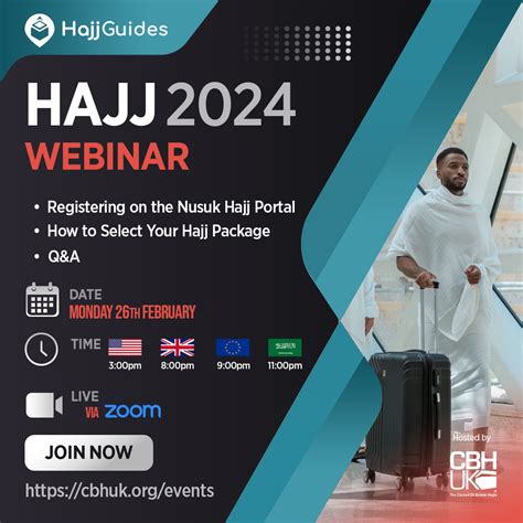 Hajj 2024 Webinar Selecting A Package On Nusuk CBHUK Council Of