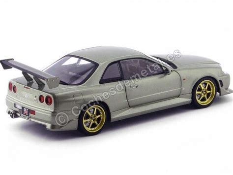 1999 Nissan Skyline GT R R34 Verde Jada 1 18 Greenlight 19033