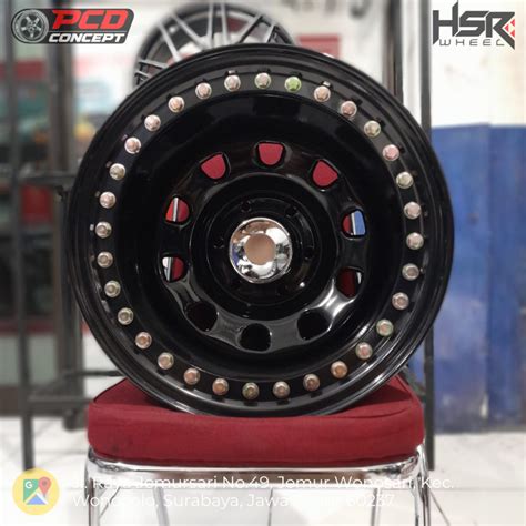 Jual Velg Mobil OFFROAD DAYTONA BEADLOCK Black Ring 15 Lebar 12 Baut