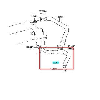 Toyota Altis Ventilation Hose Nikko D