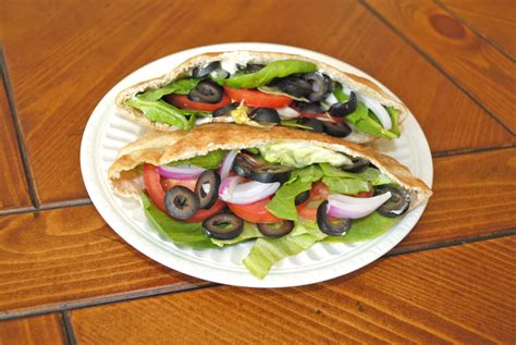 Veggie Pita Pocket Sandwich Recipe Vegetarian Recipe Treasure