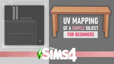 Uv Mapping For Beginners Simple And Easy Cc Custom Content Tutorial