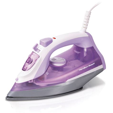 Hamilton Beach Steam Nonstick Soleplate Iron, Purple - 14100 ...