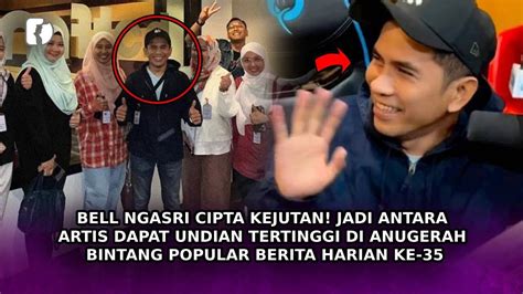 BELL NGASRI Cipta Kejutan Jadi Antara Artis Dapat Undian Tertinggi Di