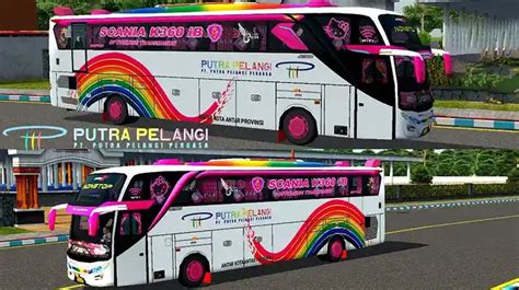 Livery Bussid Putra Pelangi Full Anim Jernih Terbaru