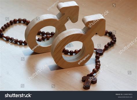 Rosary Male Gender Symbols Gay Symbol Stock Photo 2186974815 Shutterstock