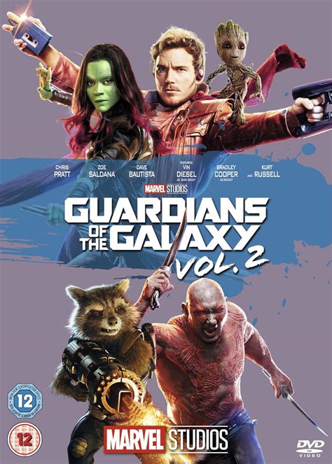 Guardians Of The Galaxy Vol 2 [dvd] [2017] Uk Chris Pratt Zoe Saldana Dave