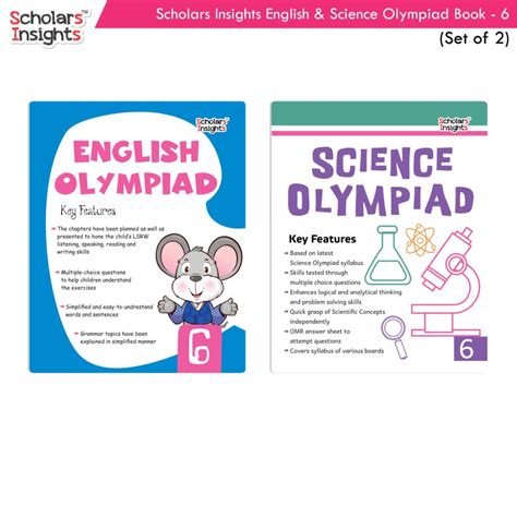 Scholars Insights Olympiad English Maths And Science Book 1 Set Set