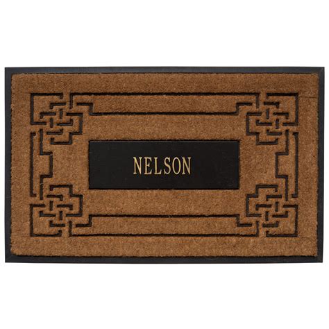 Personalized Coir Doormat - OutdoorFurniturePlus.com