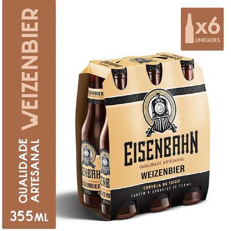 Cerveja Eisenbahn Weizenbier Long Neck Pack Unidades Shopee