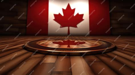 Premium Photo | Canada flag background