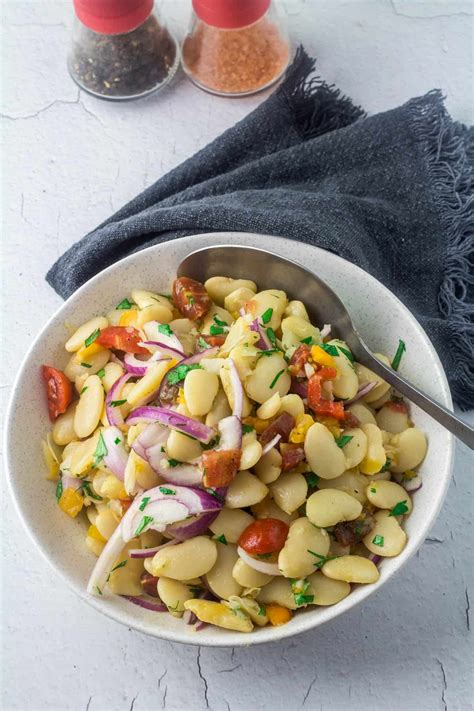 Peruvian Lima Bean Salad • Beyond Mere Sustenance