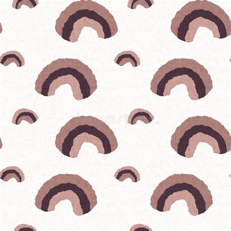 Gender Neutral Rainbow Seamless Raster Background Simple Whimsical Romantic 2 Tone Pattern