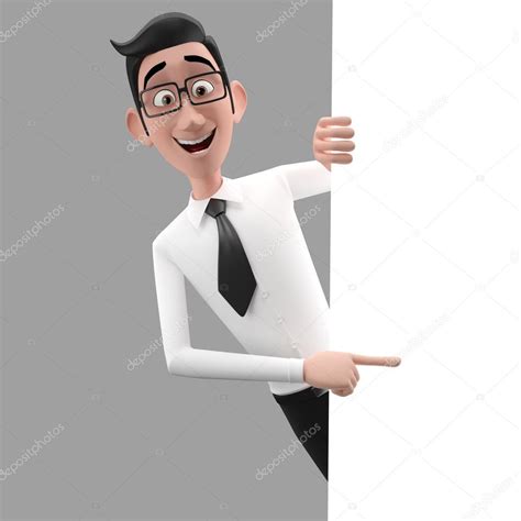 Cartoon Businessman Character Stock Photo Zahradnik