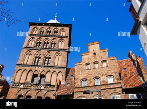 Castle Gate Lubeck Stock Photo Alamy