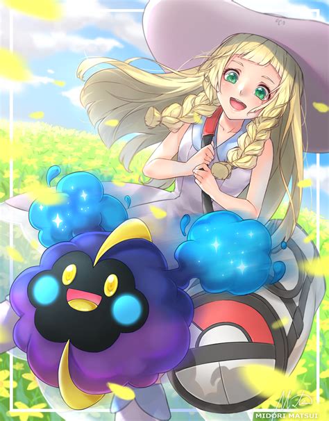 Lillie and Nebby by mmidori31 on DeviantArt